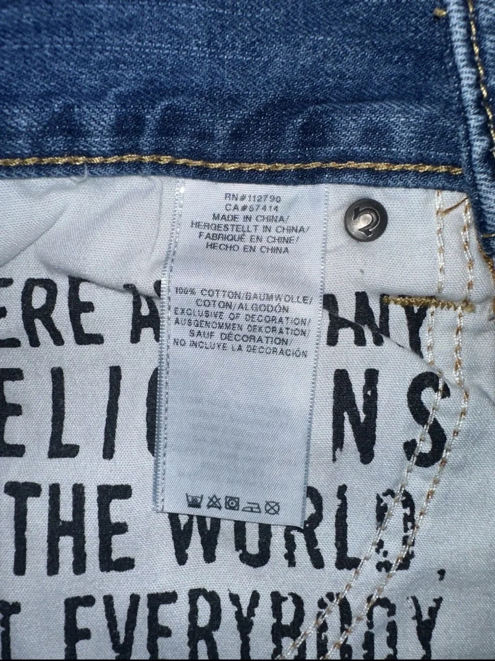 True Religion relaxed fit